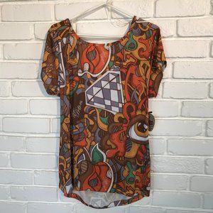 Apple Bottom Cross Back Shirt